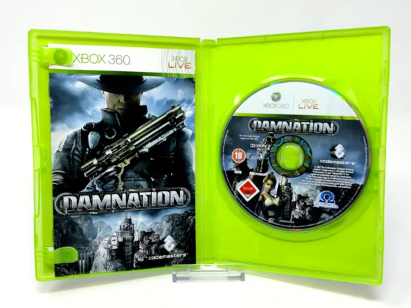 Lateral de la caja de Damnation (ESP) para XBOX 360