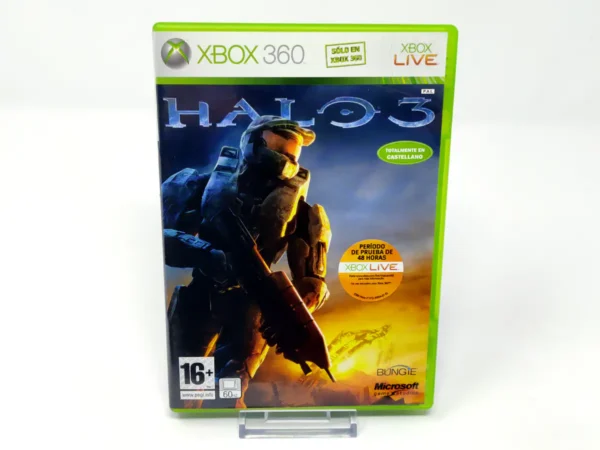 Portada de Halo 3 (ESP) para XBOX 360, edición PAL España, de segunda mano