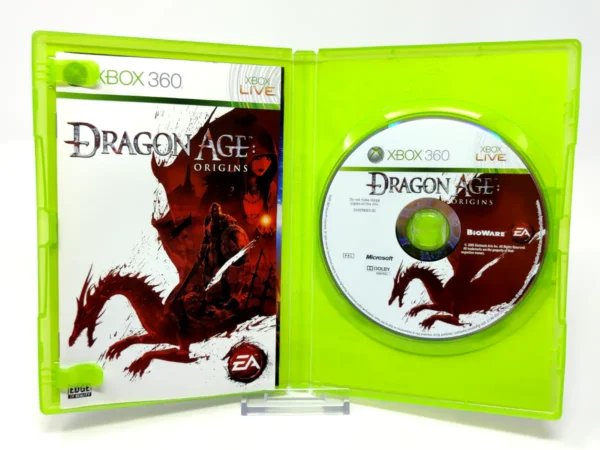 Lateral de la caja de Dragon Age: Origins (ESP) para XBOX 360