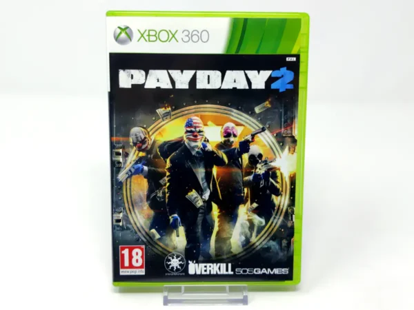 Portada de Payday 2 (ESP) para XBOX 360, edición PAL España, de segunda mano