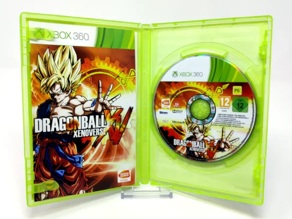 Interior del juego Dragon Ball: Xenoverse (ESP) para XBOX 360 con disco y manual