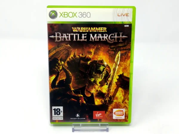 Portada de Warhammer: Battle March (ESP) para XBOX 360, edición PAL España, de segunda mano