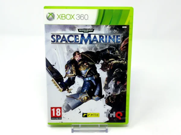 Portada de Warhammer 40,000: Space Marine (ESP) para XBOX 360, edición PAL España, de segunda mano