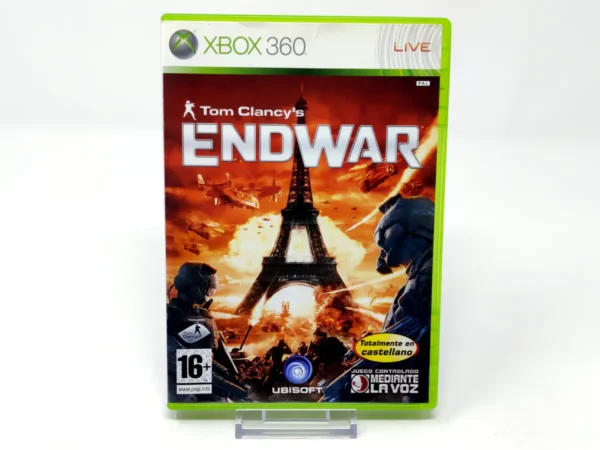 Portada de Tom Clancy's EndWar (ESP) para XBOX 360, edición PAL España, de segunda mano