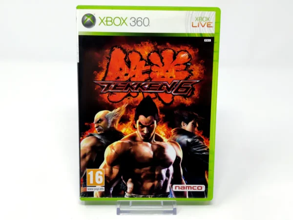 Portada de Tekken 6 (ESP) para XBOX 360, edición PAL España, de segunda mano
