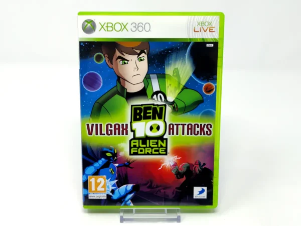 Portada de Ben 10 Alien Force: Vilgax Attacks (ESP) para XBOX 360, edición PAL España, de segunda mano