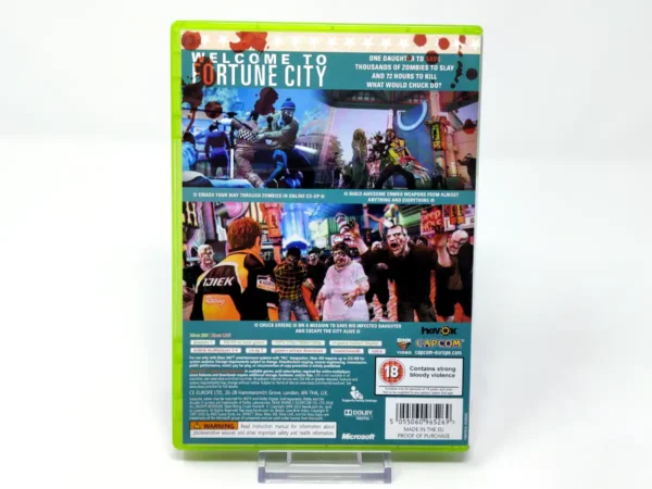 Parte trasera de Dead Rising 2 (UK) (Classics) para XBOX 360, edición PAL UK