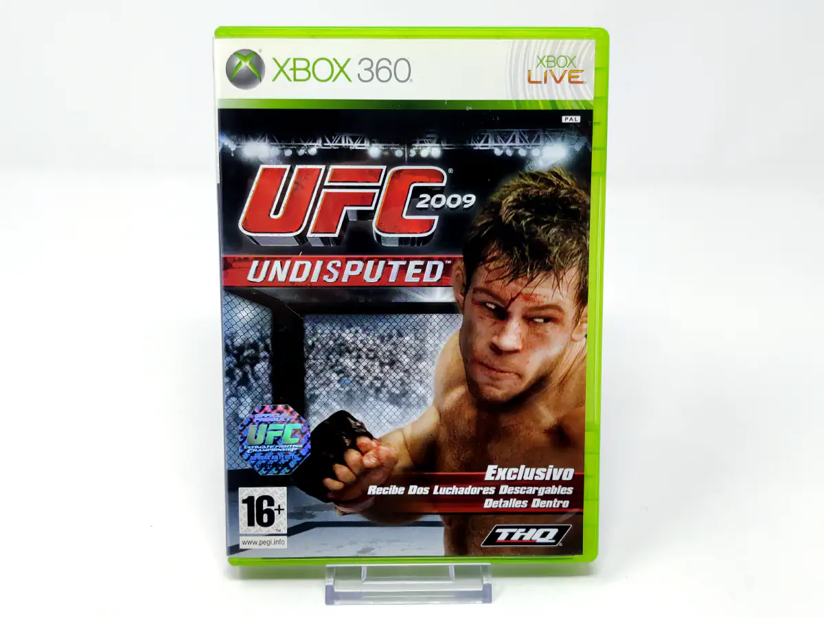 Portada de UFC 2009 Undisputed (ESP) para XBOX 360, edición PAL España, de segunda mano