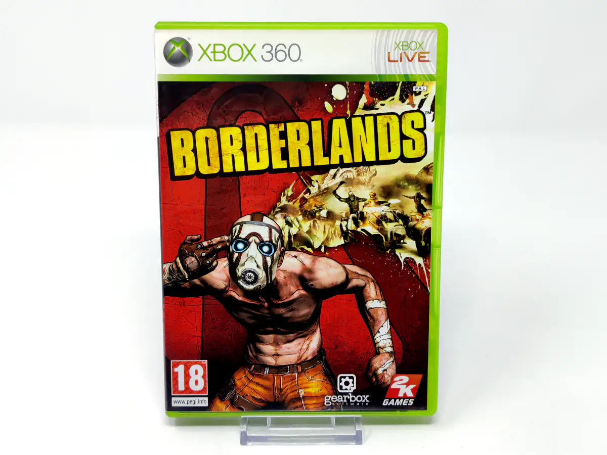 Portada de Borderlands (ESP) para XBOX 360, edición PAL España, de segunda mano