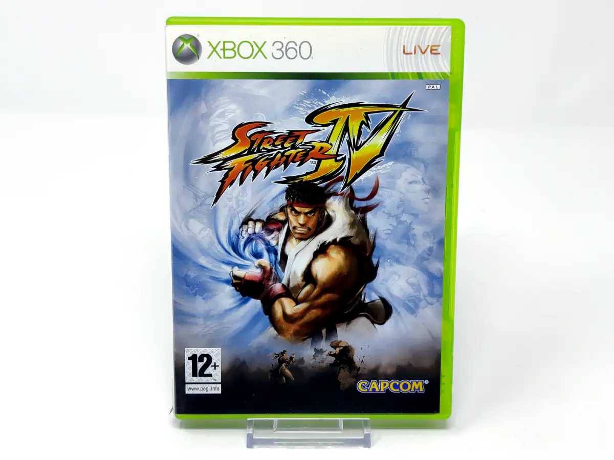 Portada de Street Fighter IV (ESP) para XBOX 360, edición PAL España, de segunda mano