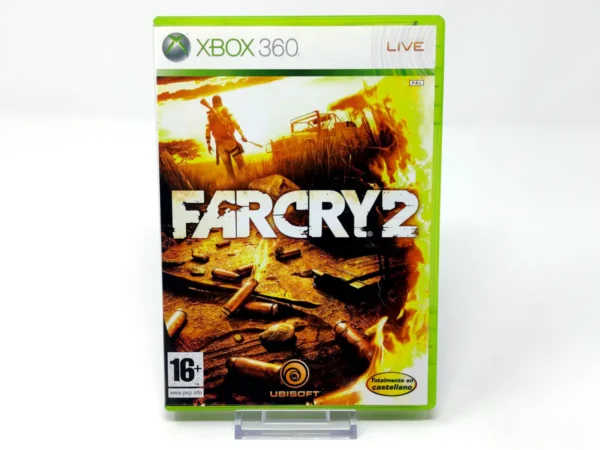 Portada de Far Cry 2 (ESP) para XBOX 360, edición PAL España, de segunda mano