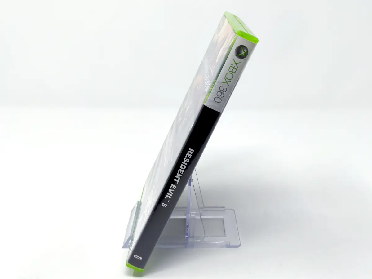 Lateral de la caja de Resident Evil 5 (ESP) para XBOX 360