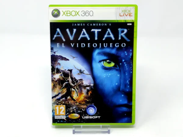 Portada de James Cameron's AVATAR: The Game (ESP) para XBOX 360, edición PAL España, de segunda mano