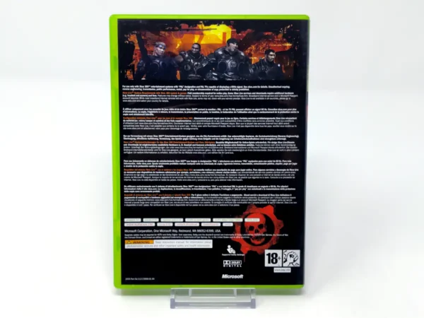 Parte trasera de Gears of War (ESP) (Bundle) para XBOX 360, edición PAL España