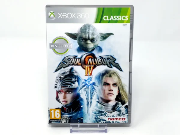 Portada de SoulCalibur IV (ESP) (Classics) para XBOX 360, edición PAL España, de segunda mano