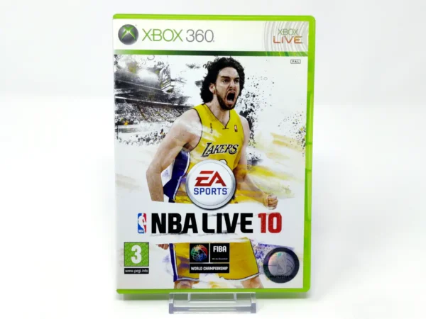 Portada de NBA LIVE 10 (ESP) para XBOX 360, edición PAL España, de segunda mano