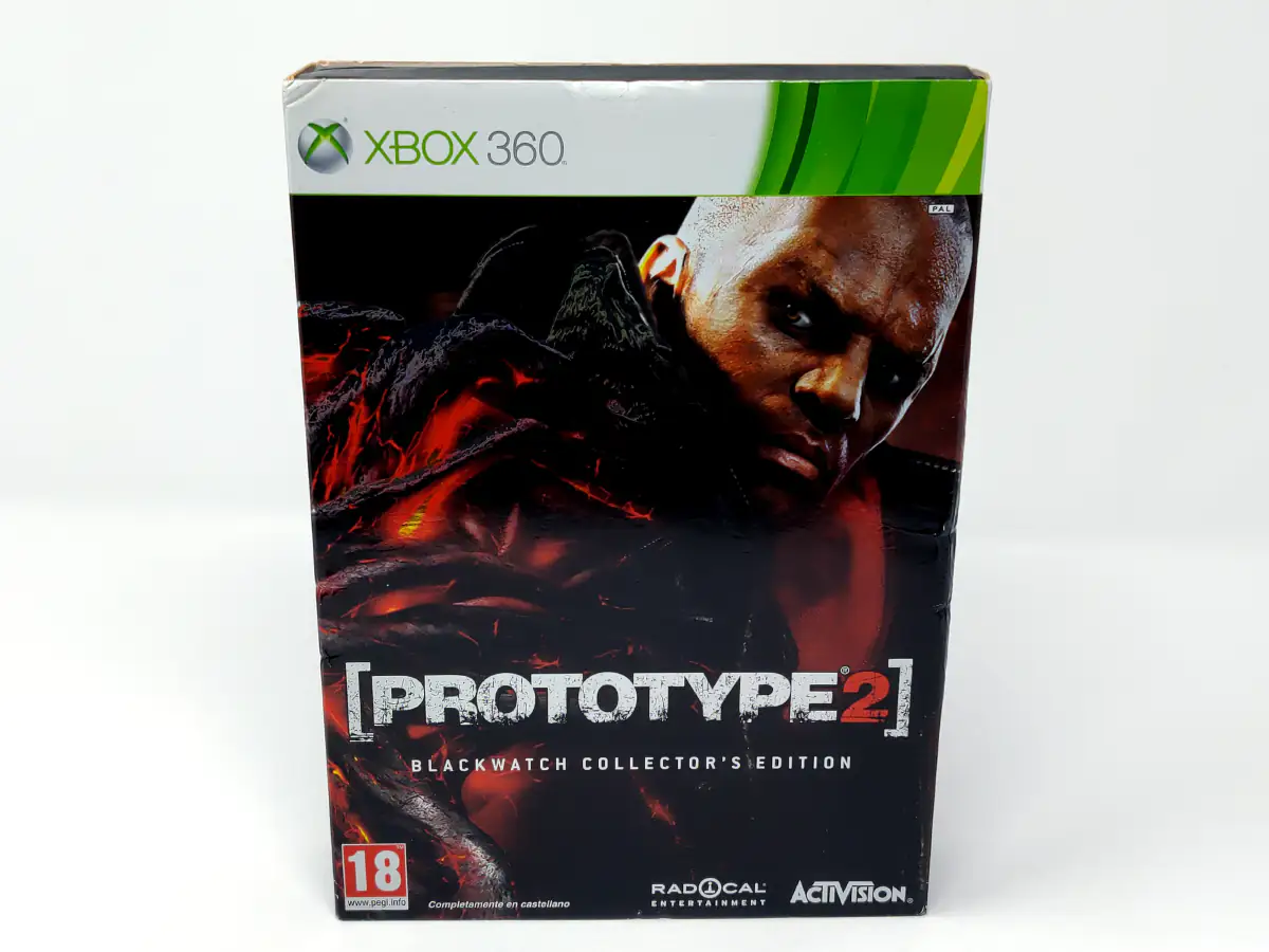 Portada de Prototype 2 (Blackwatch Collector's Edition) (ESP) para XBOX 360, edición PAL España, de segunda mano