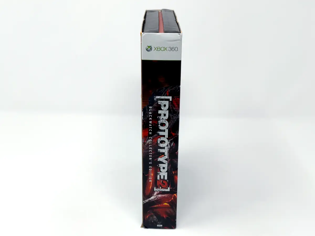 Interior del juego Prototype 2 (Blackwatch Collector's Edition) (ESP) para XBOX 360 con disco y manual