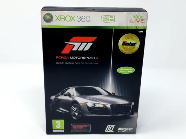 Portada de Forza Motorsport 3 (Edición Limitada para Coleccionistas) (ESP) para XBOX 360, edición PAL España, de segunda mano