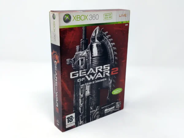 Parte trasera de Gears of War 2 (Edición de Coleccionista) (ESP) para XBOX 360, edición PAL España
