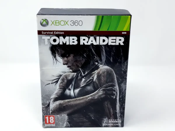 Portada de Tomb Raider (Survival Edition) (ESP) para XBOX 360, edición PAL España, de segunda mano