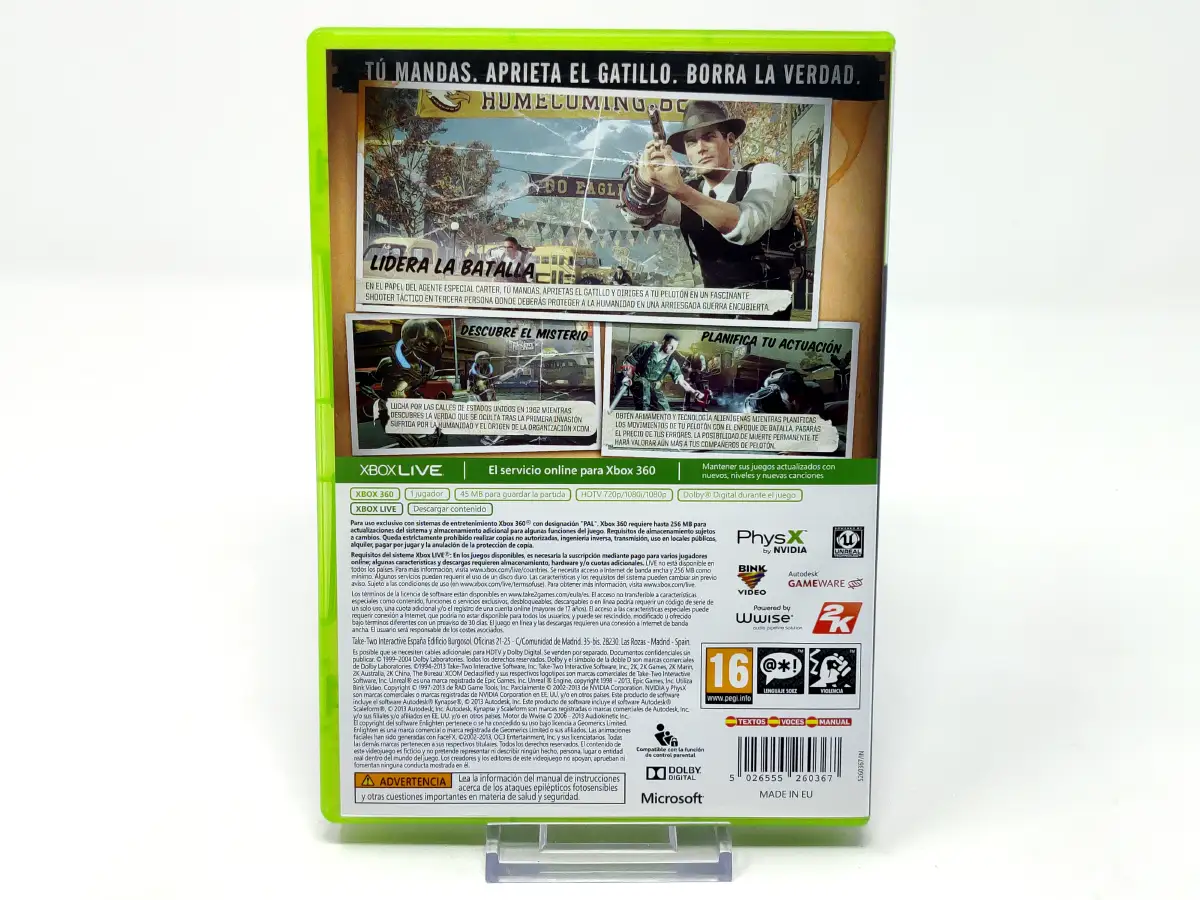 Otro detalle del juego The Bureau: XCOM Declassified (ESP) (Cubre) para XBOX 360