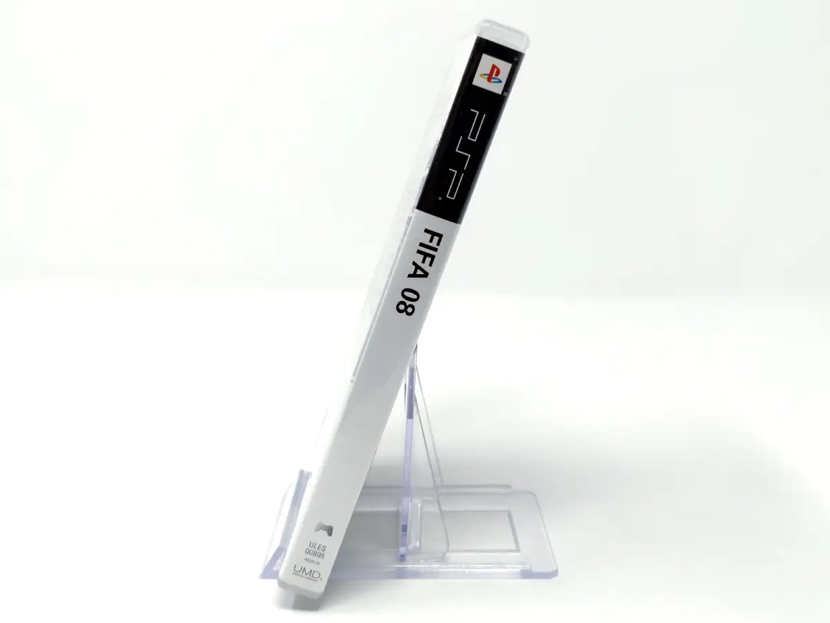 Lateral de la caja de FIFA 08 (ESP) para PSP