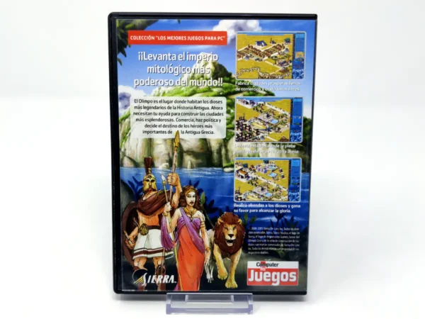 Parte trasera de Señor del Olimpo: Zeus (ESP) para PC, edición PAL España