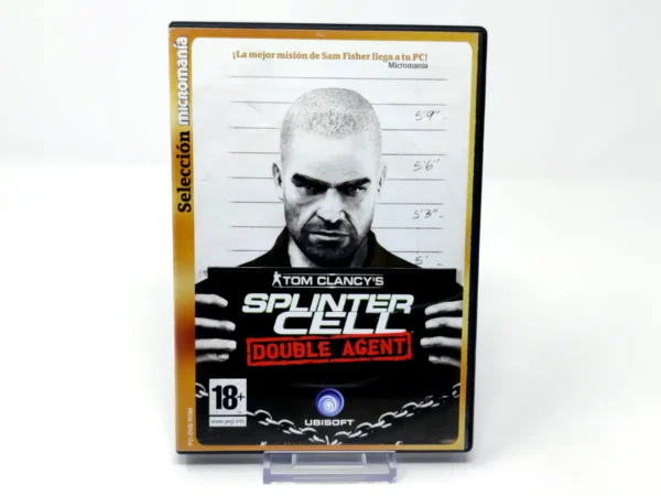 Portada de Tom Clancy's Splinter Cell Double Agent (ESP) para PC, edición PAL España, de segunda mano