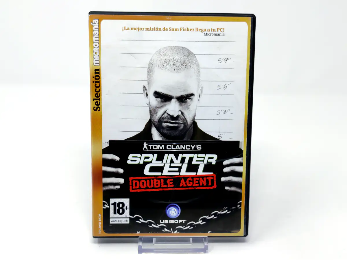 Portada de Tom Clancy's Splinter Cell Double Agent (ESP) para PC, edición PAL España, de segunda mano