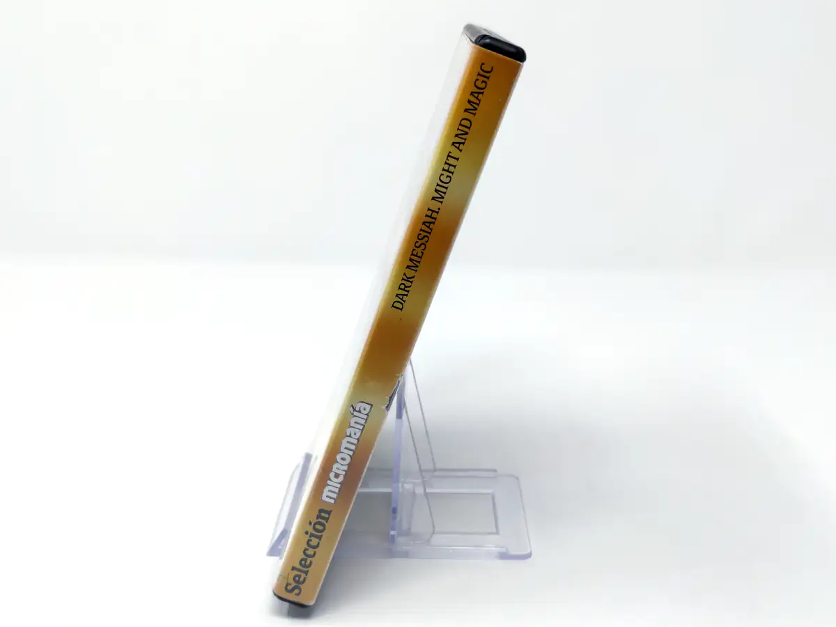 Lateral de la caja de Dark Messiah of Might and Magic (ESP) para PC