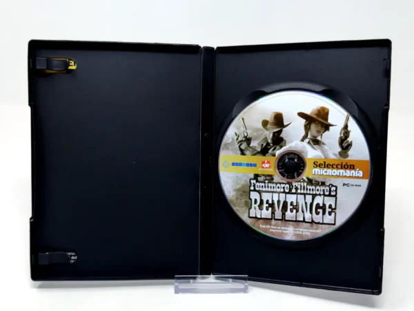 Interior del juego Fenimore Fillmore's Revenge (ESP) para PC con disco y manual