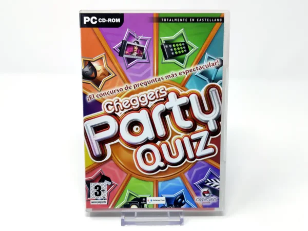 Portada de Cheggers Party Quiz (ESP) para PC, edición PAL España, de segunda mano