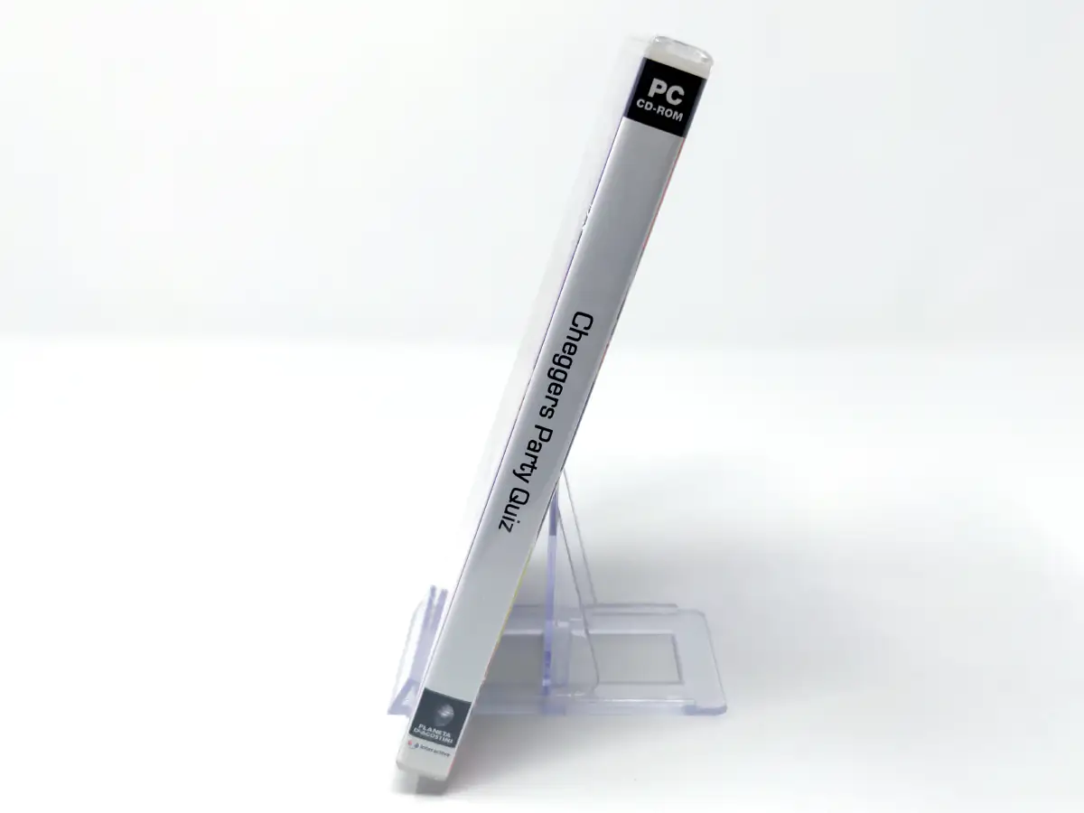 Lateral de la caja de Cheggers Party Quiz (ESP) para PC