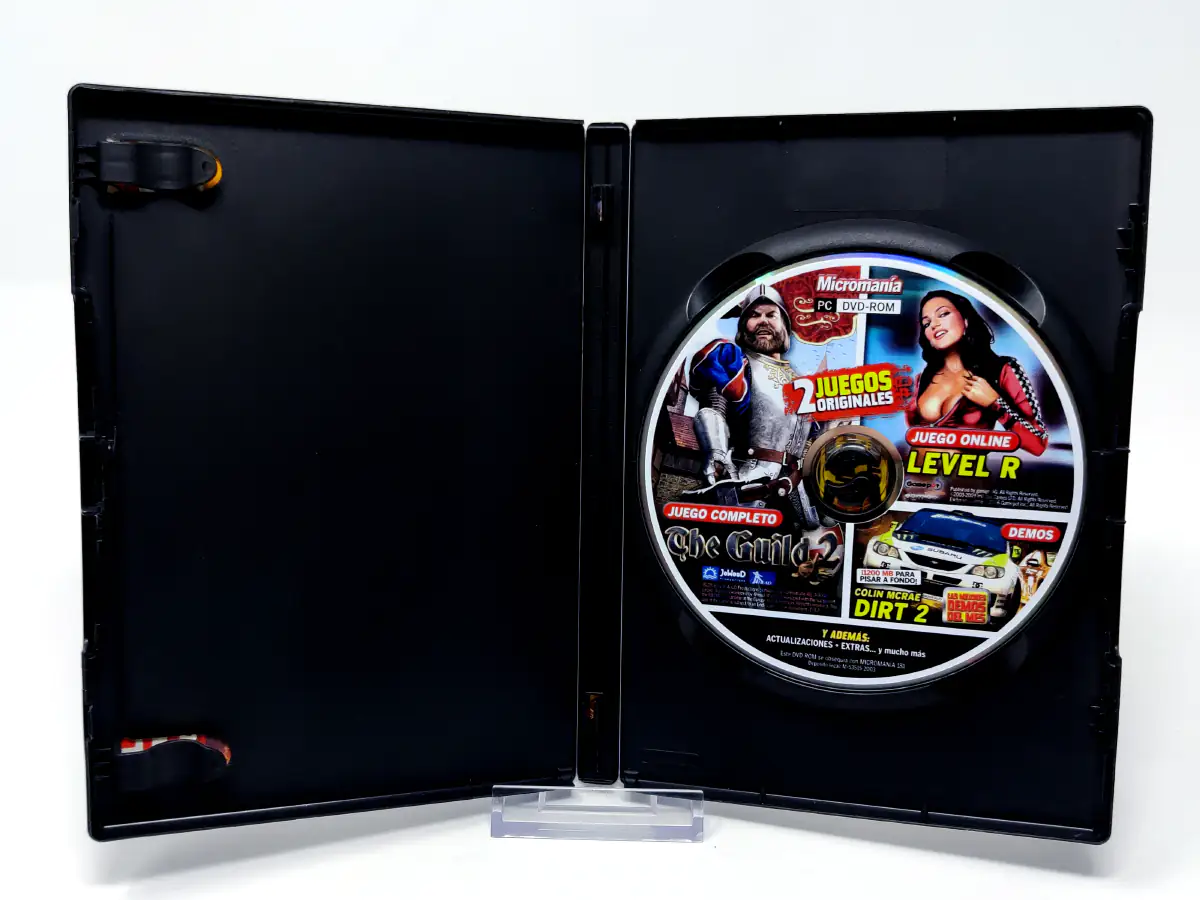 Interior del juego The Guild 2 (ESP) para PC con disco y manual