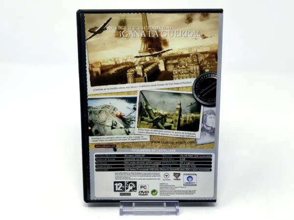 Parte trasera de Blazing Angels: Squadrons of WWII (ESP) para PC, edición PAL España