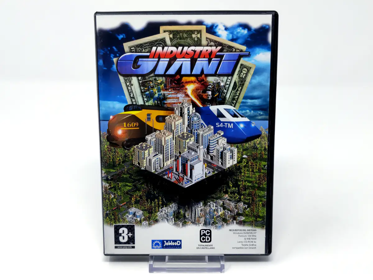 Portada de Industry Giant (ESP) para PC, edición PAL España, de segunda mano