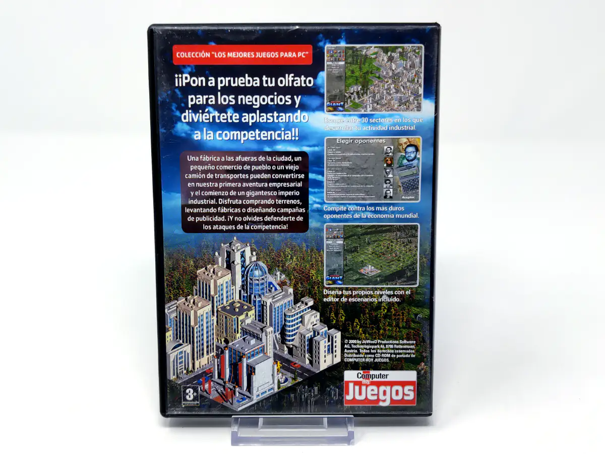 Parte trasera de Industry Giant (ESP) para PC, edición PAL España