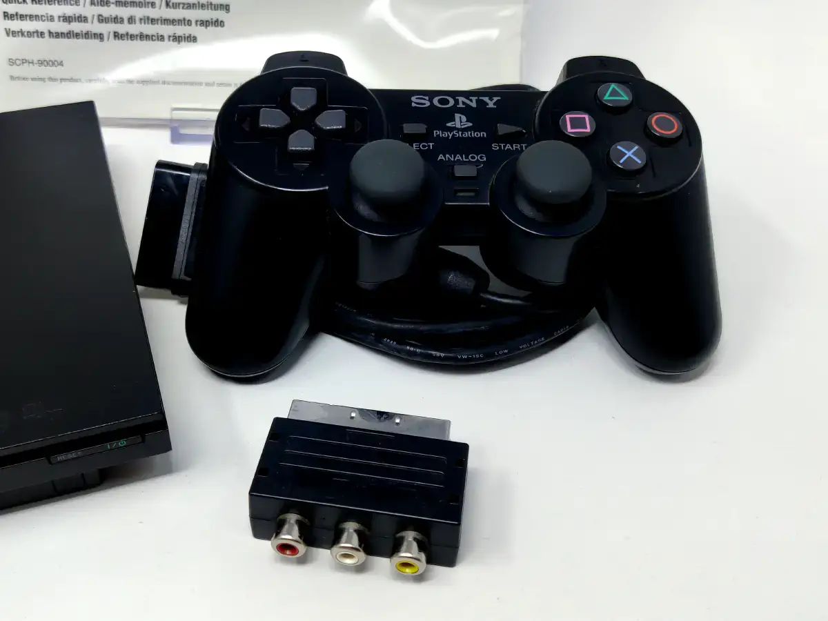 Sony Playstation 2 Slim (Consola) (SCPH-90004) (Completa) para PlayStation 2, edición PAL España, de segunda mano