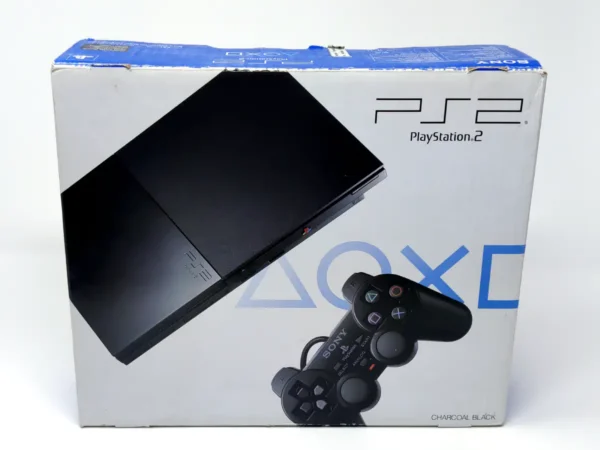 Sony Playstation 2 Slim (Consola) (SCPH-90004) (Completa) para PlayStation 2, edición PAL España, de segunda mano