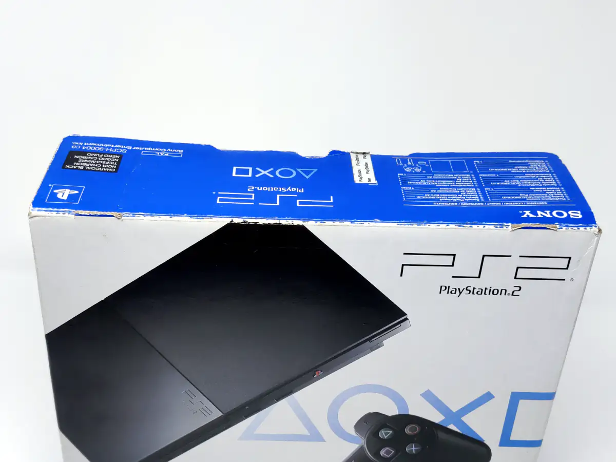 Sony Playstation 2 Slim (Consola) (SCPH-90004) (Completa) para PlayStation 2, edición PAL España, de segunda mano