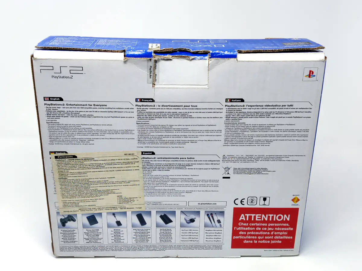Sony Playstation 2 Slim (Consola) (SCPH-90004) (Completa) para PlayStation 2, edición PAL España, de segunda mano
