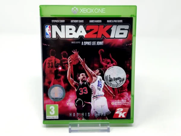 Portada de NBA 2K16 (ESP) (Rebajado) para XBOX One / Series X/S, edición PAL España, de segunda mano
