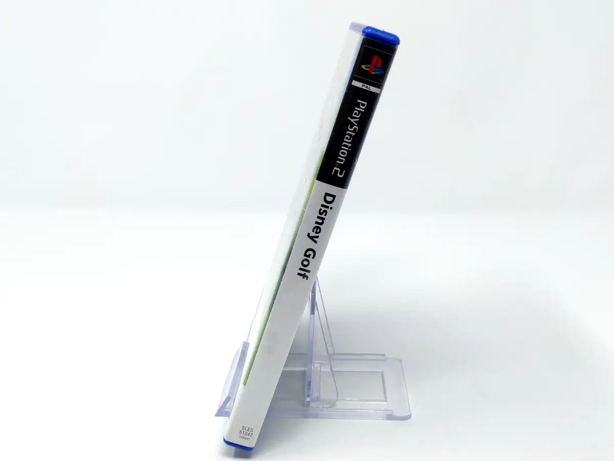 Interior del juego Disney Golf (ESP) para PlayStation 2 con disco y manual