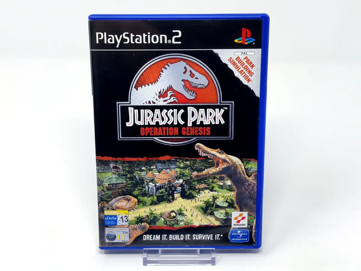 Portada de Jurassic Park: Operation Genesis (ESP) para PlayStation 2, edición PAL España, de segunda mano