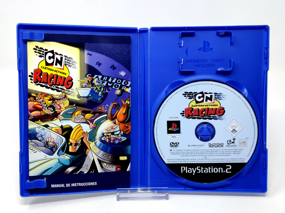 Lateral de la caja de Cartoon Network Racing (ESP) para PlayStation 2