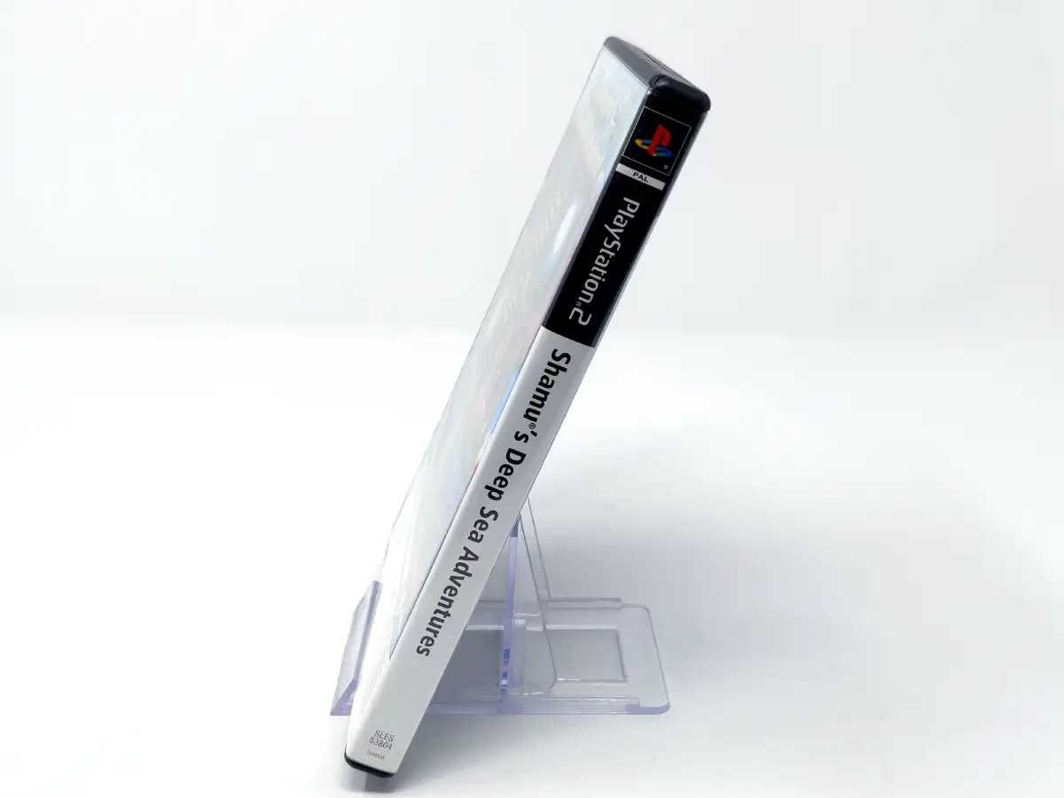 Lateral de la caja de Seaworld Adventure Parks: Shamu's Deep Sea Adventures (ESP) (Rebajado) para PlayStation 2