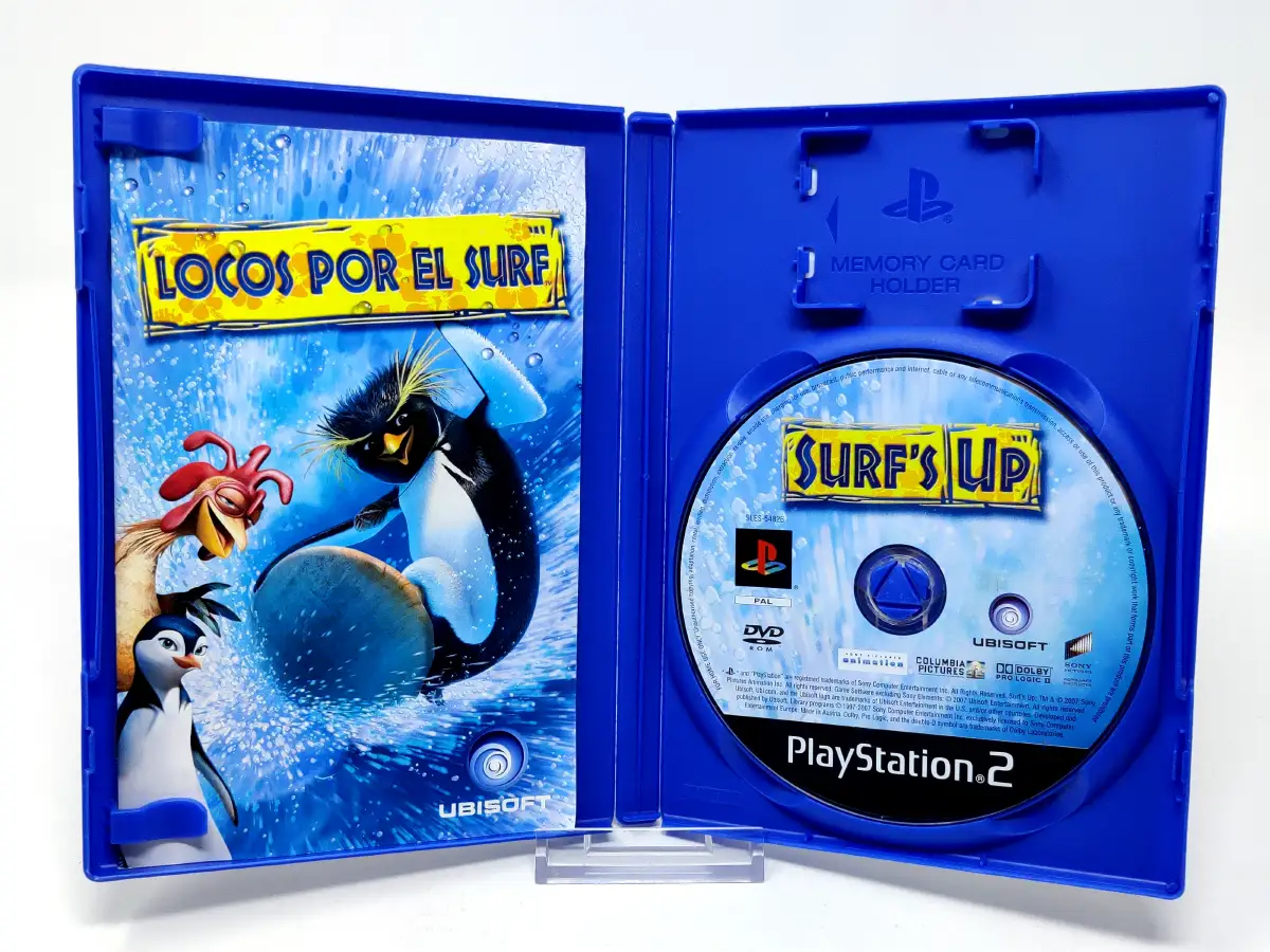 Interior del juego Locos por el Surf (ESP) (Rebajado) para PlayStation 2 con disco y manual