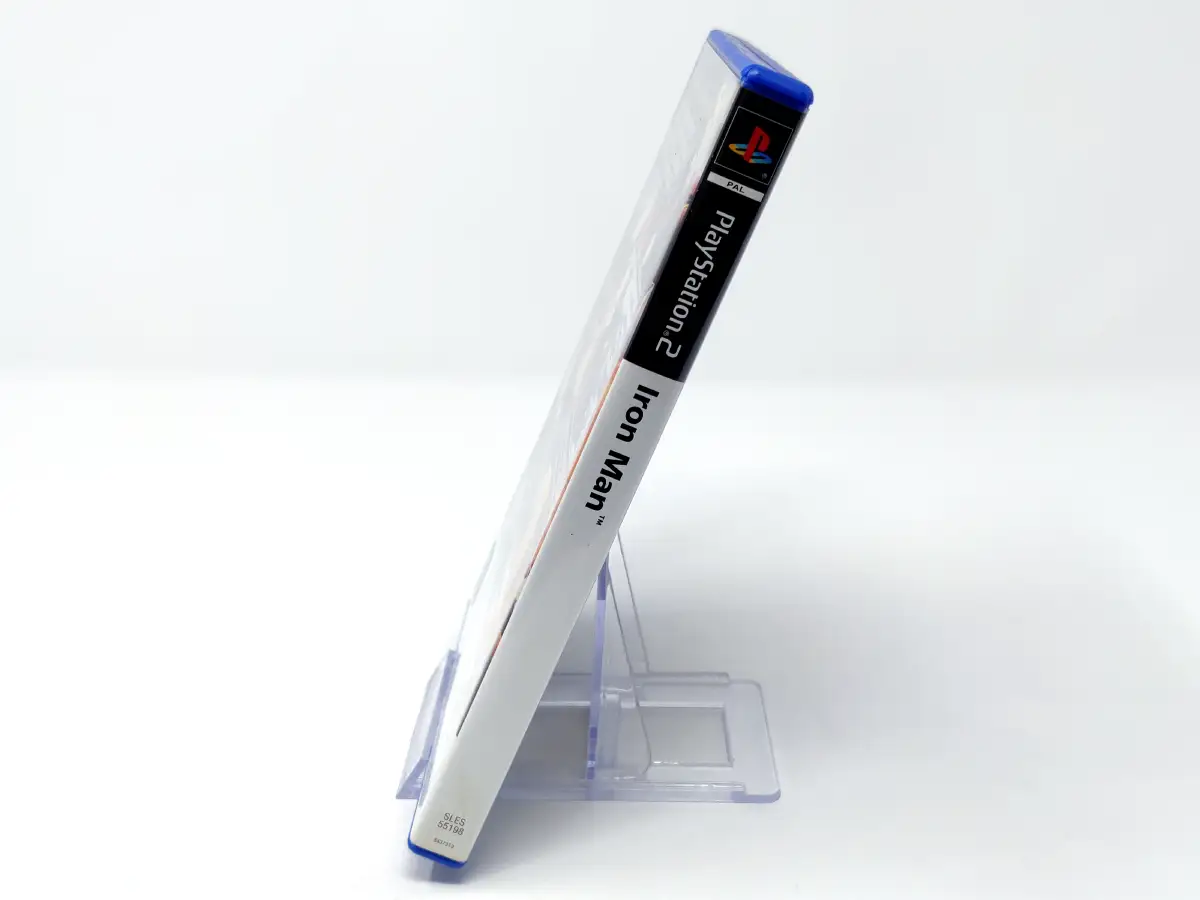 Lateral de la caja de Iron Man (ESP) para PlayStation 2