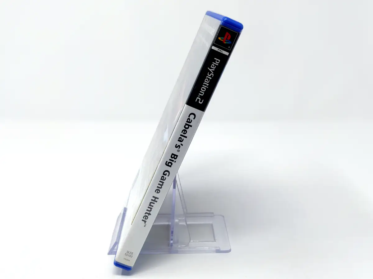 Lateral de la caja de Cabela's Big Game Hunter (ESP) para PlayStation 2